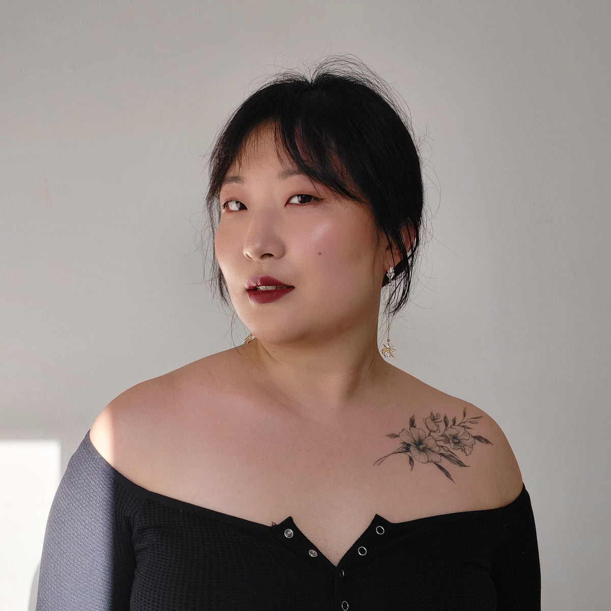 ARAGOG Gold/Silver Spider Dainty Chain Drop Earrings