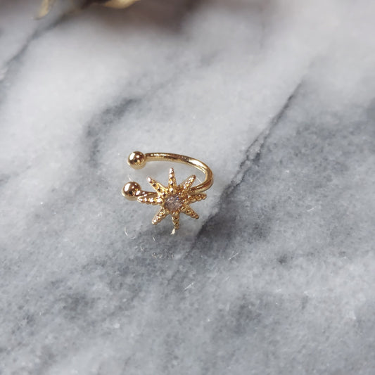 Dainty Gold Star Ear Cuff