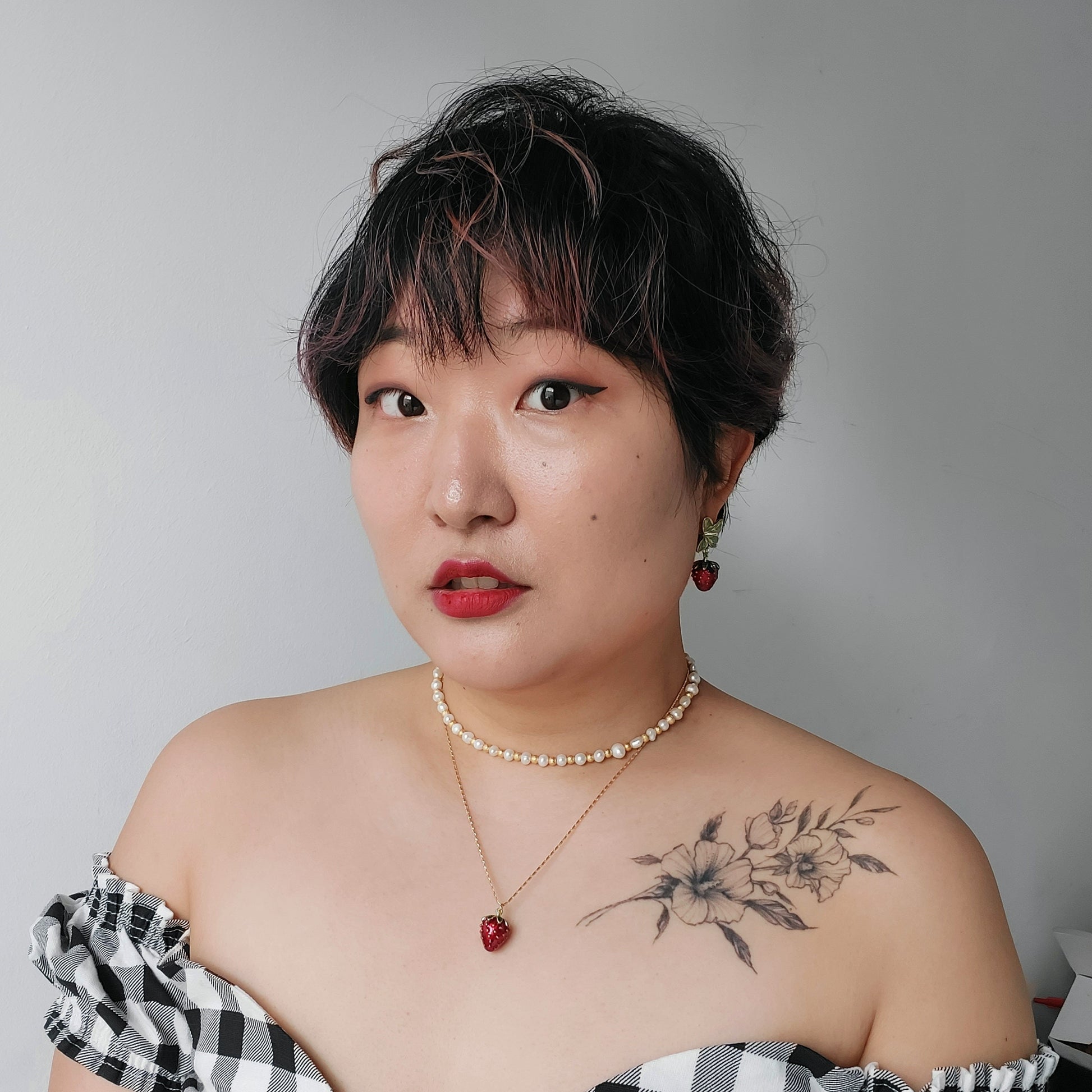 ICHIGO Strawberry Earrings / Fruit Earrings / Summer Earrings