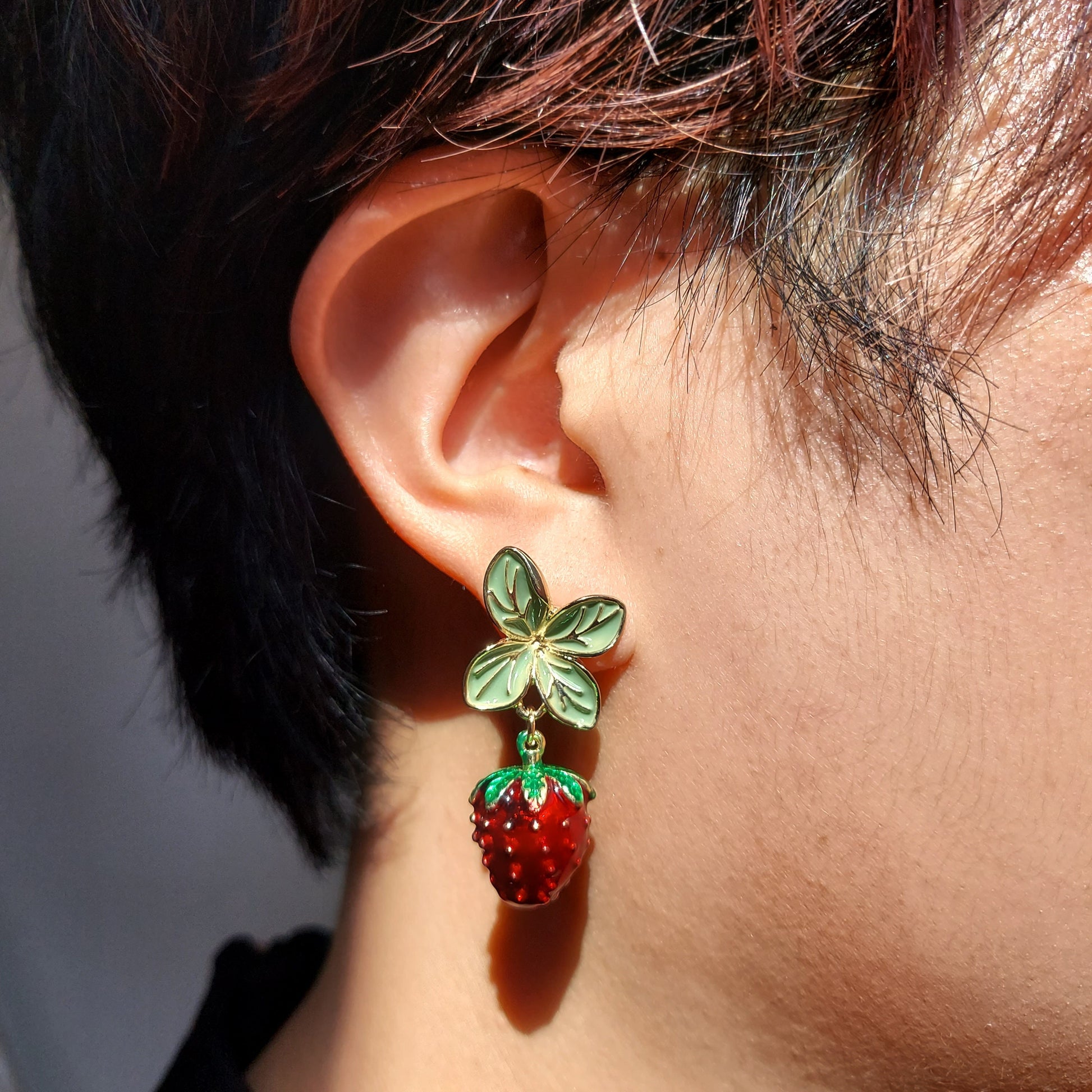 ICHIGO Strawberry Earrings / Fruit Earrings / Summer Earrings