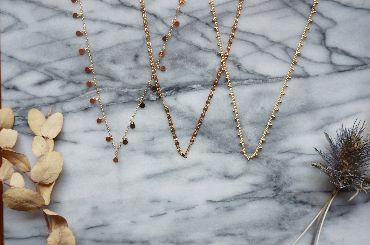 18k Gold Plated Layering Necklaces