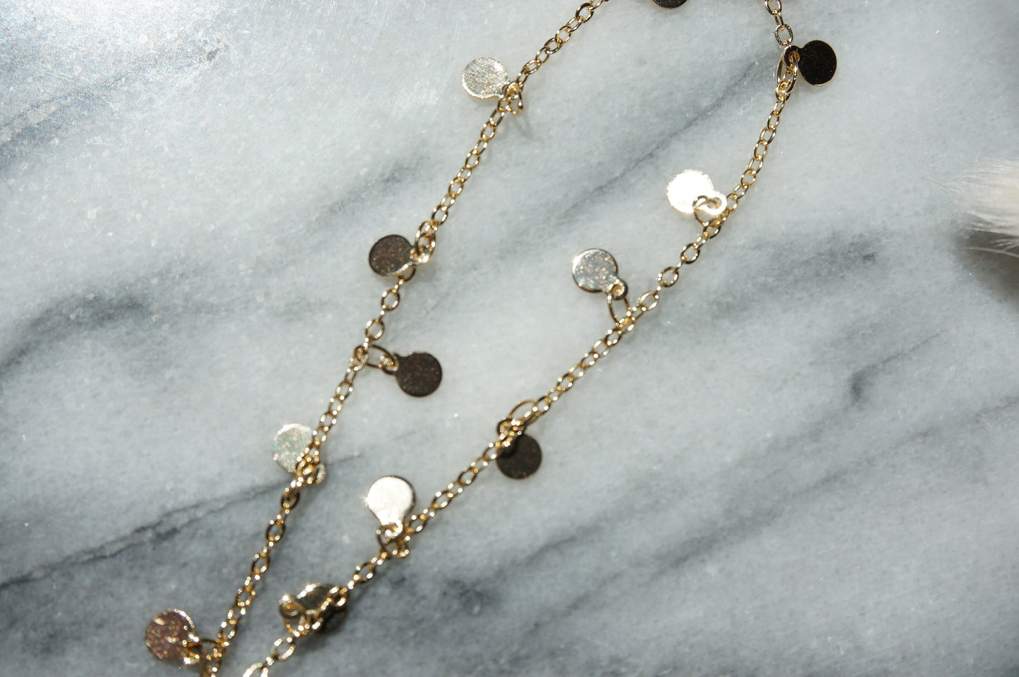 AURORA Hand Chain / Bracelet to Ring Chain / Gold or Silver Hand Chain / Sun Mother Of Pearl Bracelet