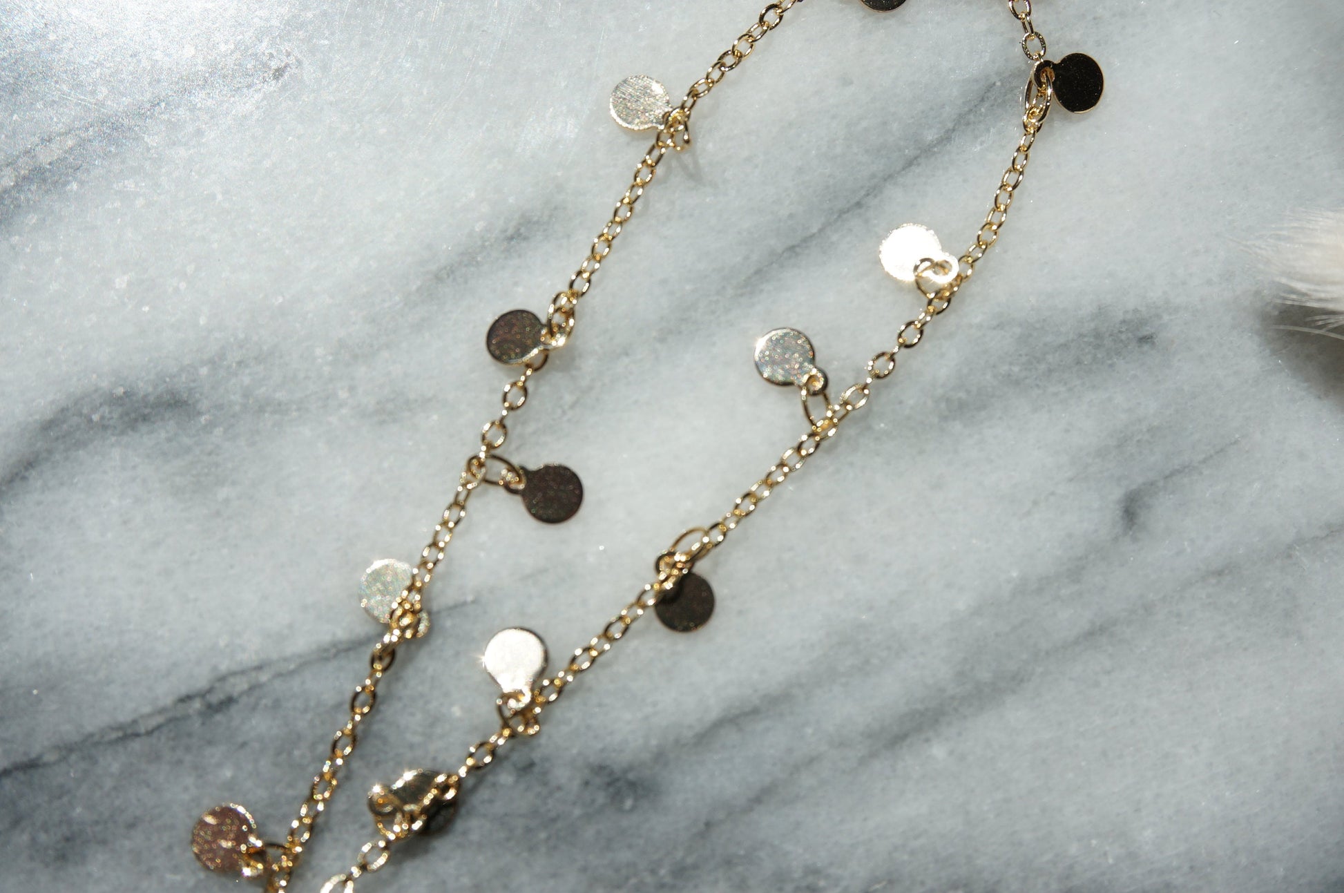 AURORA Hand Chain / Bracelet to Ring Chain / Gold or Silver Hand Chain / Sun Mother Of Pearl Bracelet