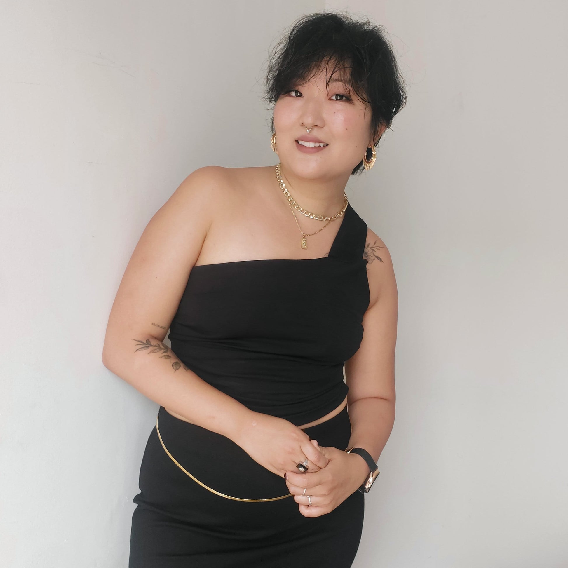 Minimal Gold / Silver Flat Snake Body Chain