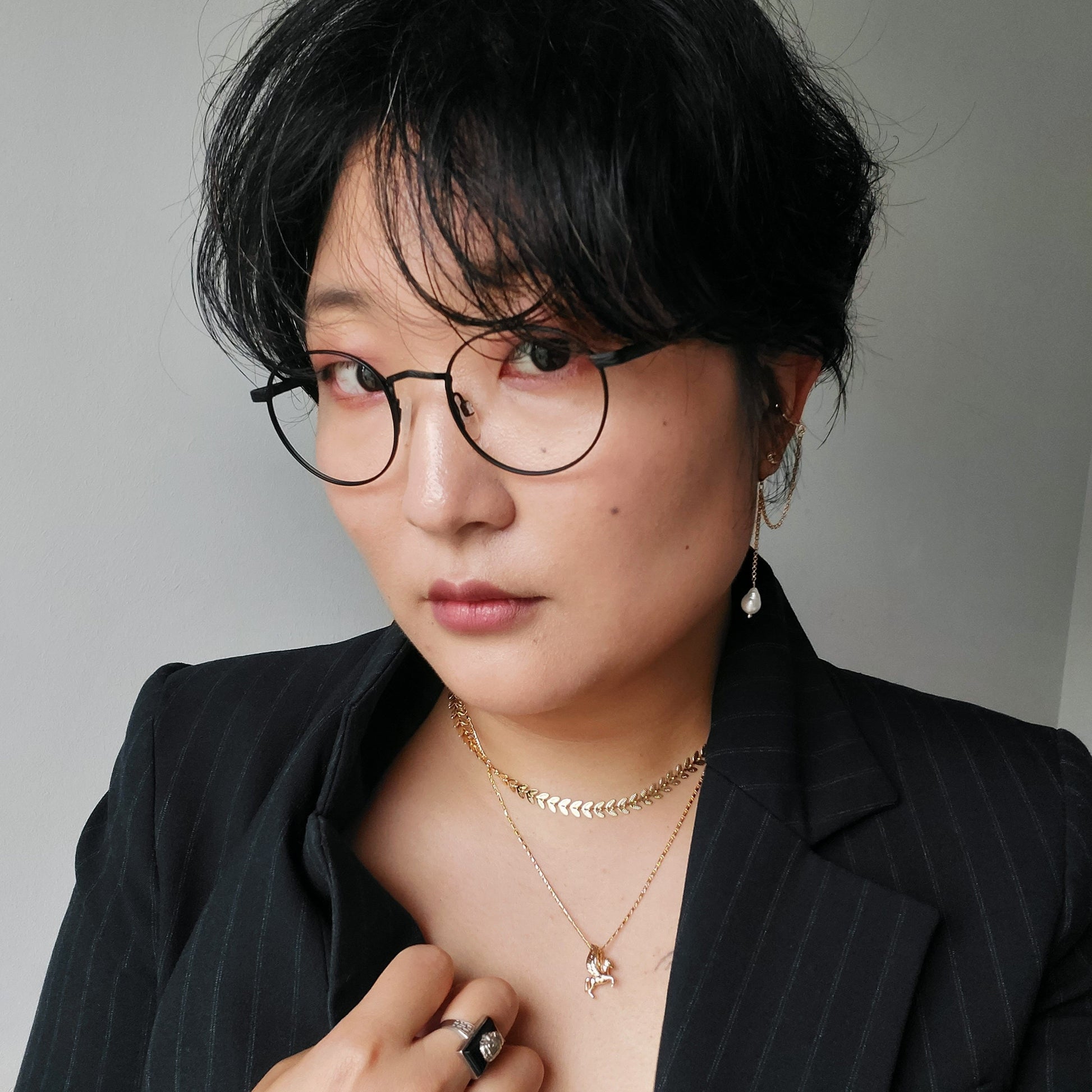 PEGASUS Gold/ Silver Flying Horse Necklace