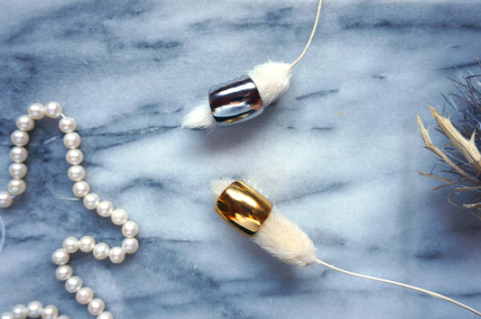 Alexei Minimal Chunky Gold/ Silver Ear Cuff Single