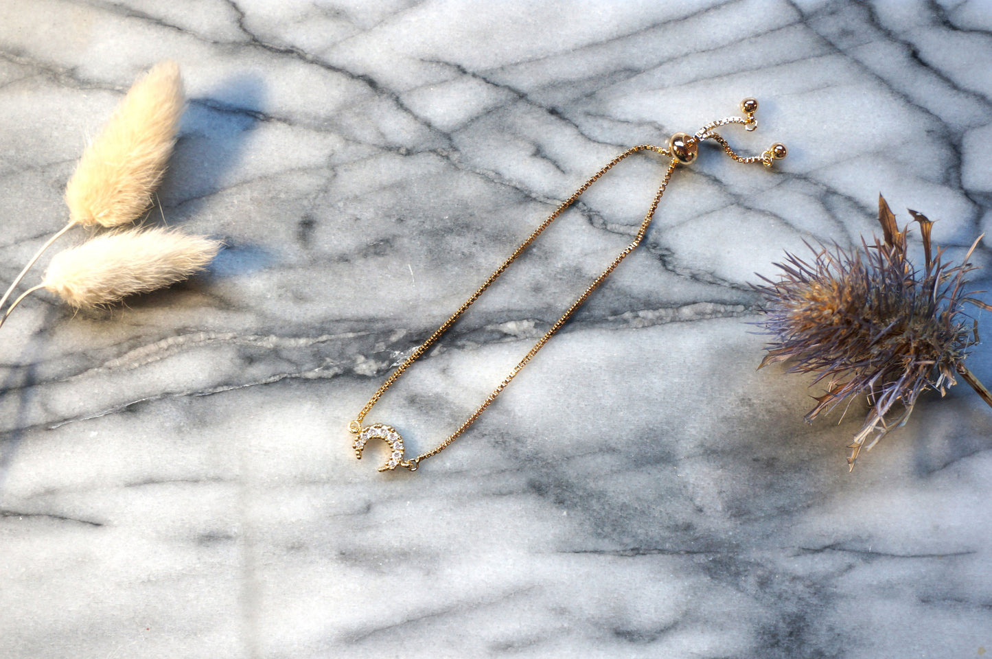 Solstice Celestial bracelet set/ Moon/Sun/Star Adjustable Bracelet