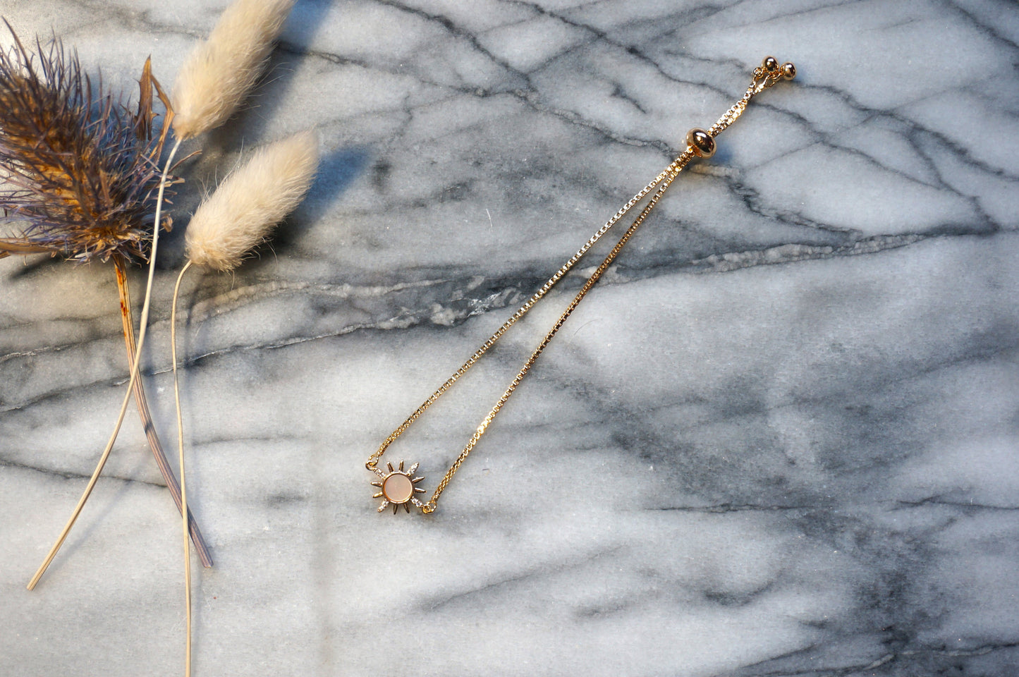 Solstice Celestial bracelet set/ Moon/Sun/Star Adjustable Bracelet