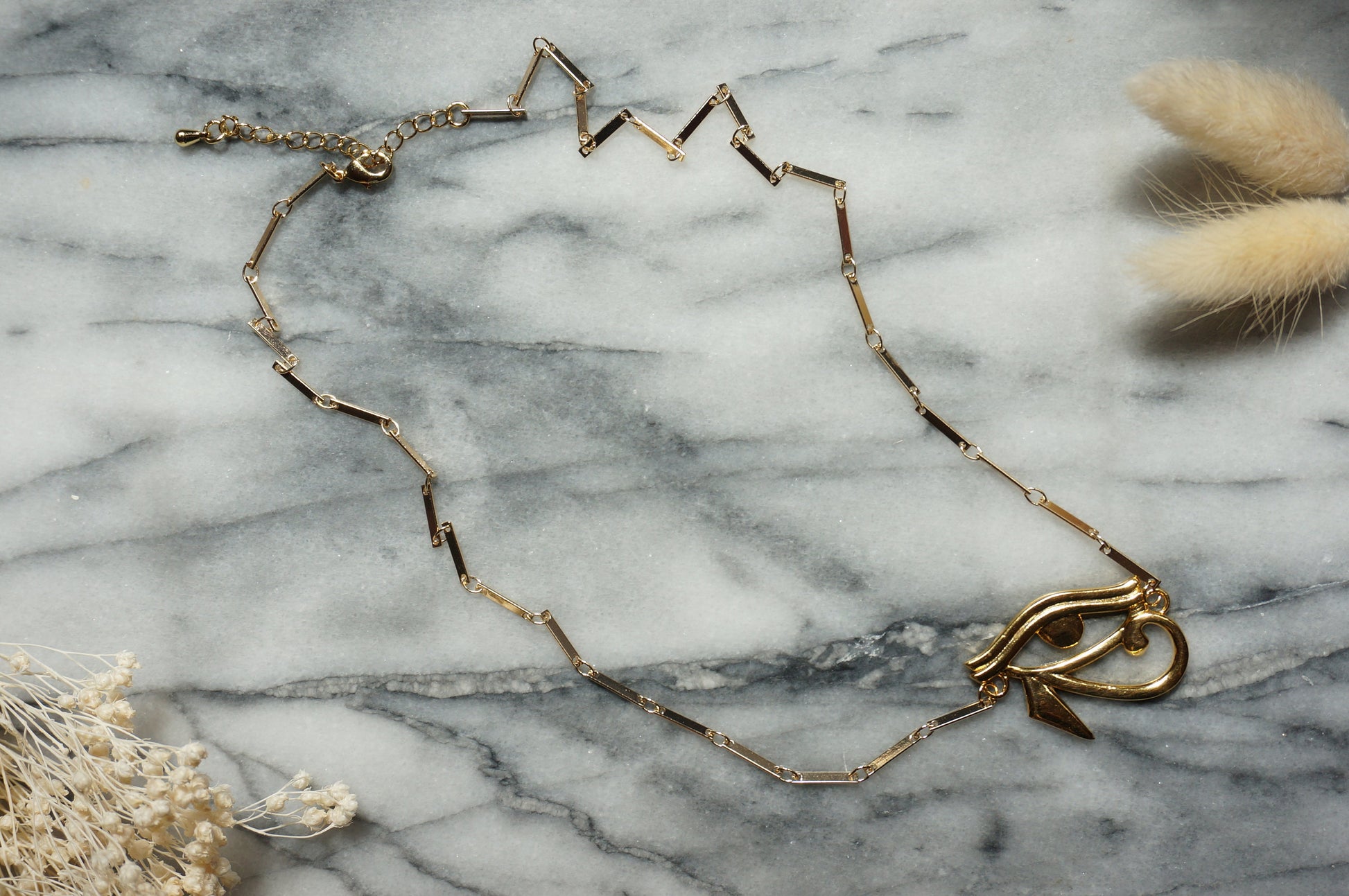 Eye of horus Amulet necklace 18k Gold Plated Necklace