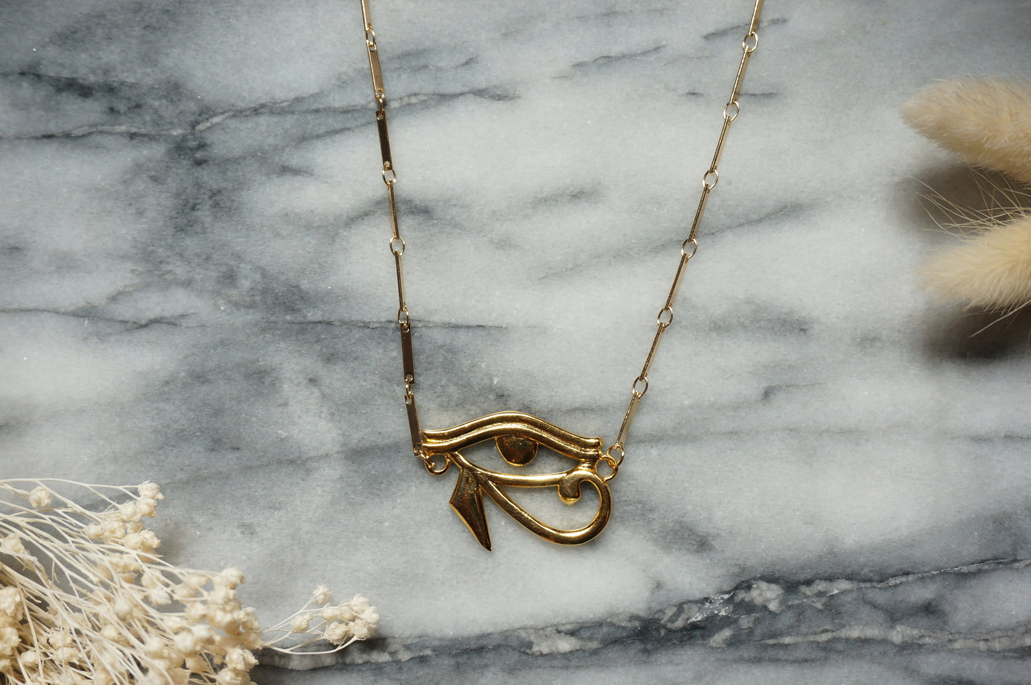 Eye of horus Amulet necklace 18k Gold Plated Necklace