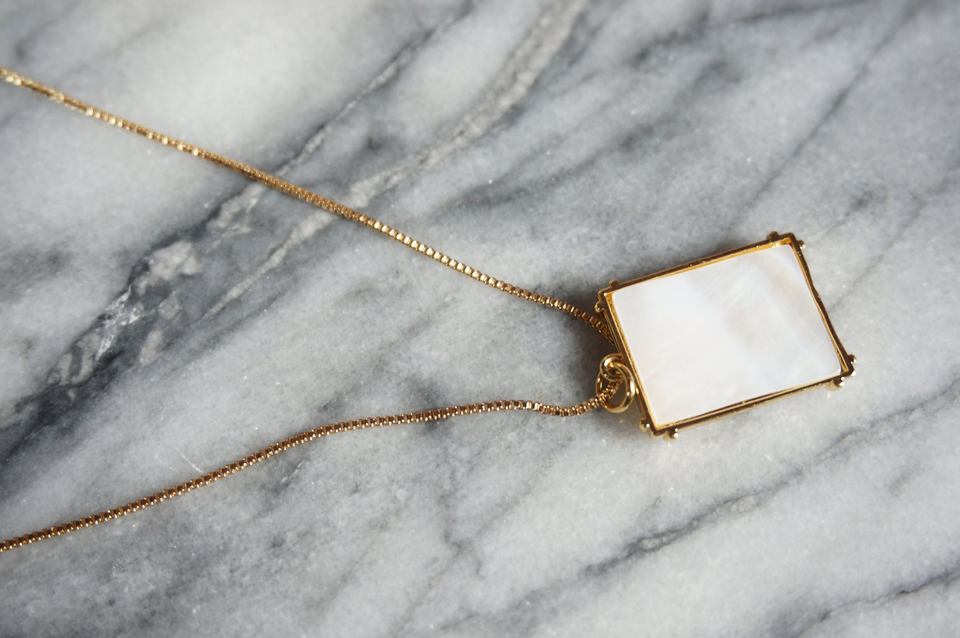All seeing eye and Hands Frame necklace / Mother of Pearl Necklace