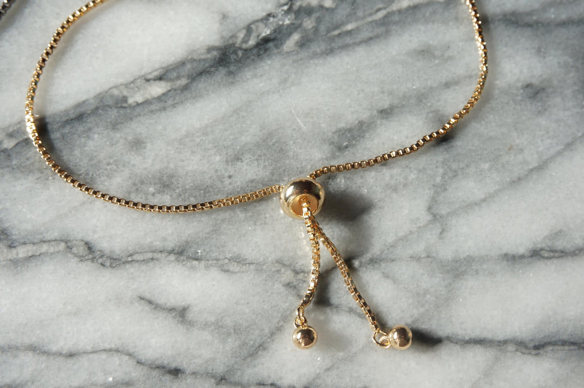 dainty TAROT hand Adjustable BRACELET / gold and silver bracelet