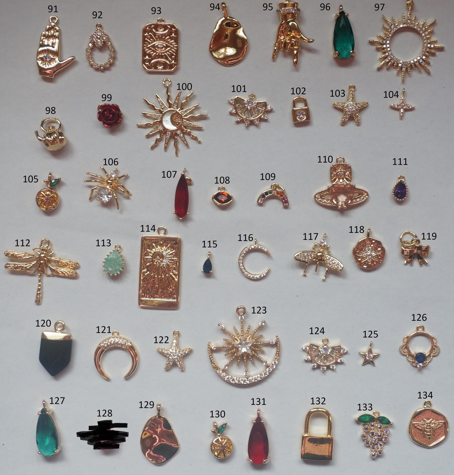 Build Your Own DIY Gold Charm Bracelet