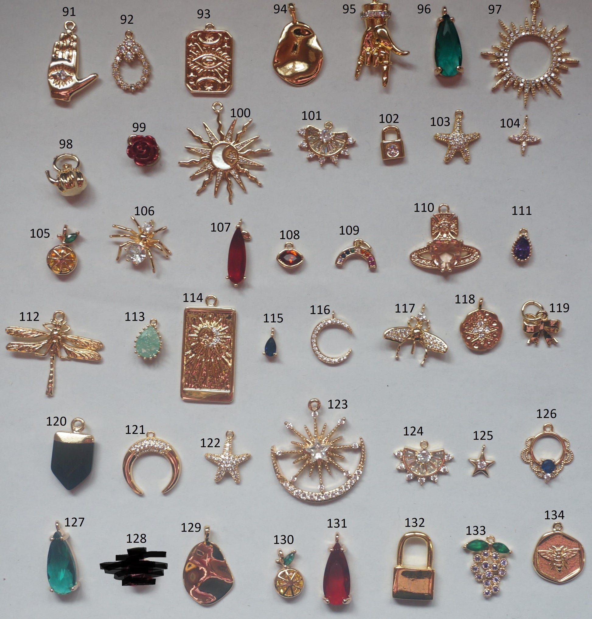 Build Your Own DIY Gold Charm Bracelet