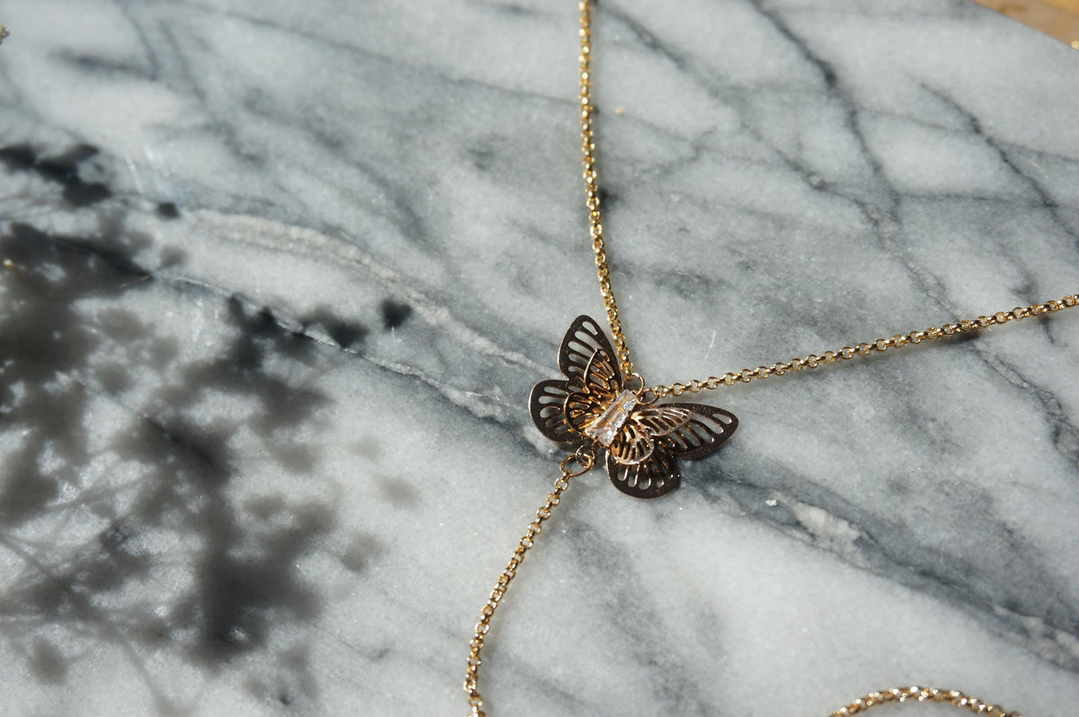 Butterfly Fairy Body Chain (gold/silver)