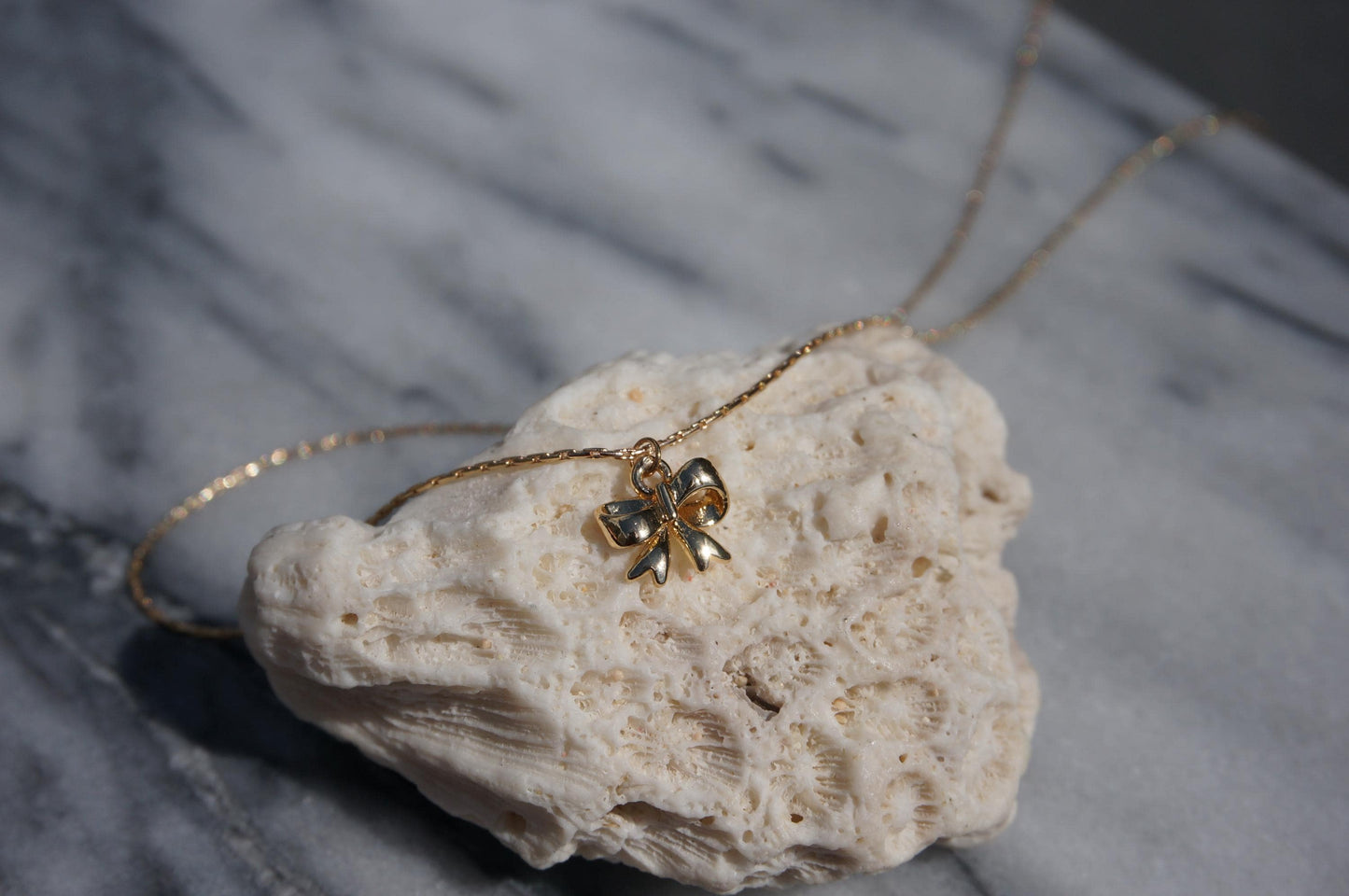 Y2K Dainty Pearl Gold Heart Pendant Necklace