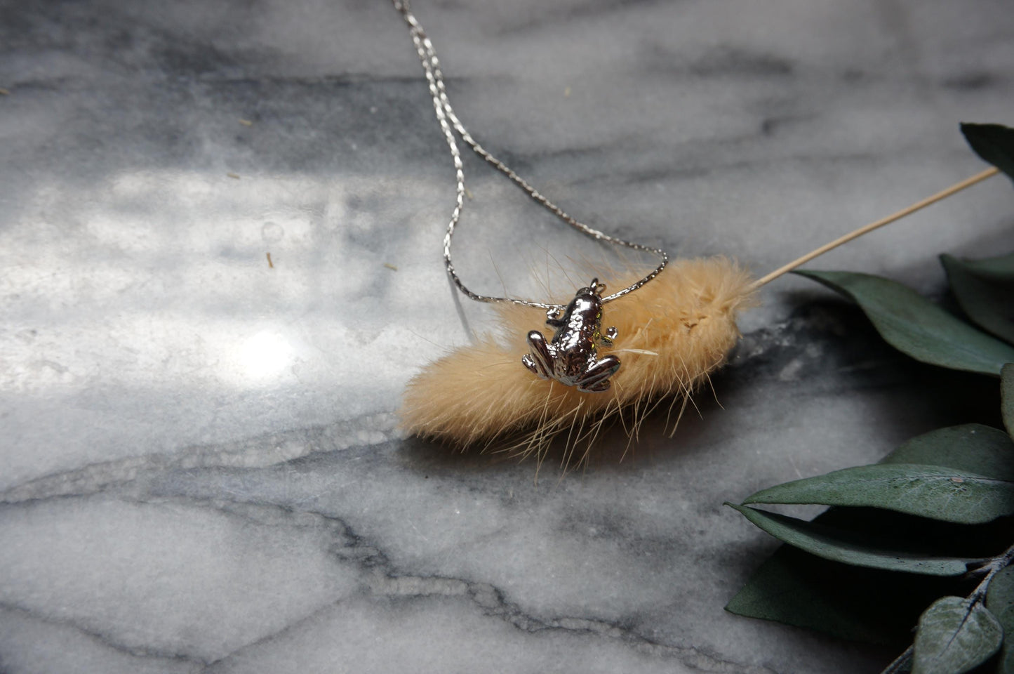 Croaklyn Gold Pendant Necklace