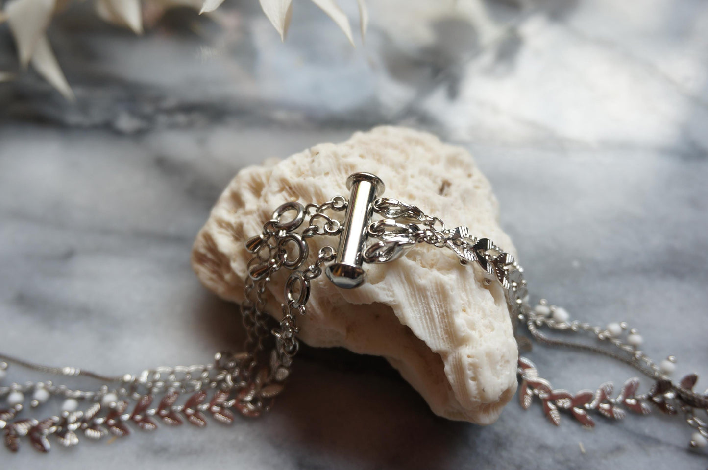 Necklace Layering Clasp Gold/SIlver/ Triple Necklace Layering Tool