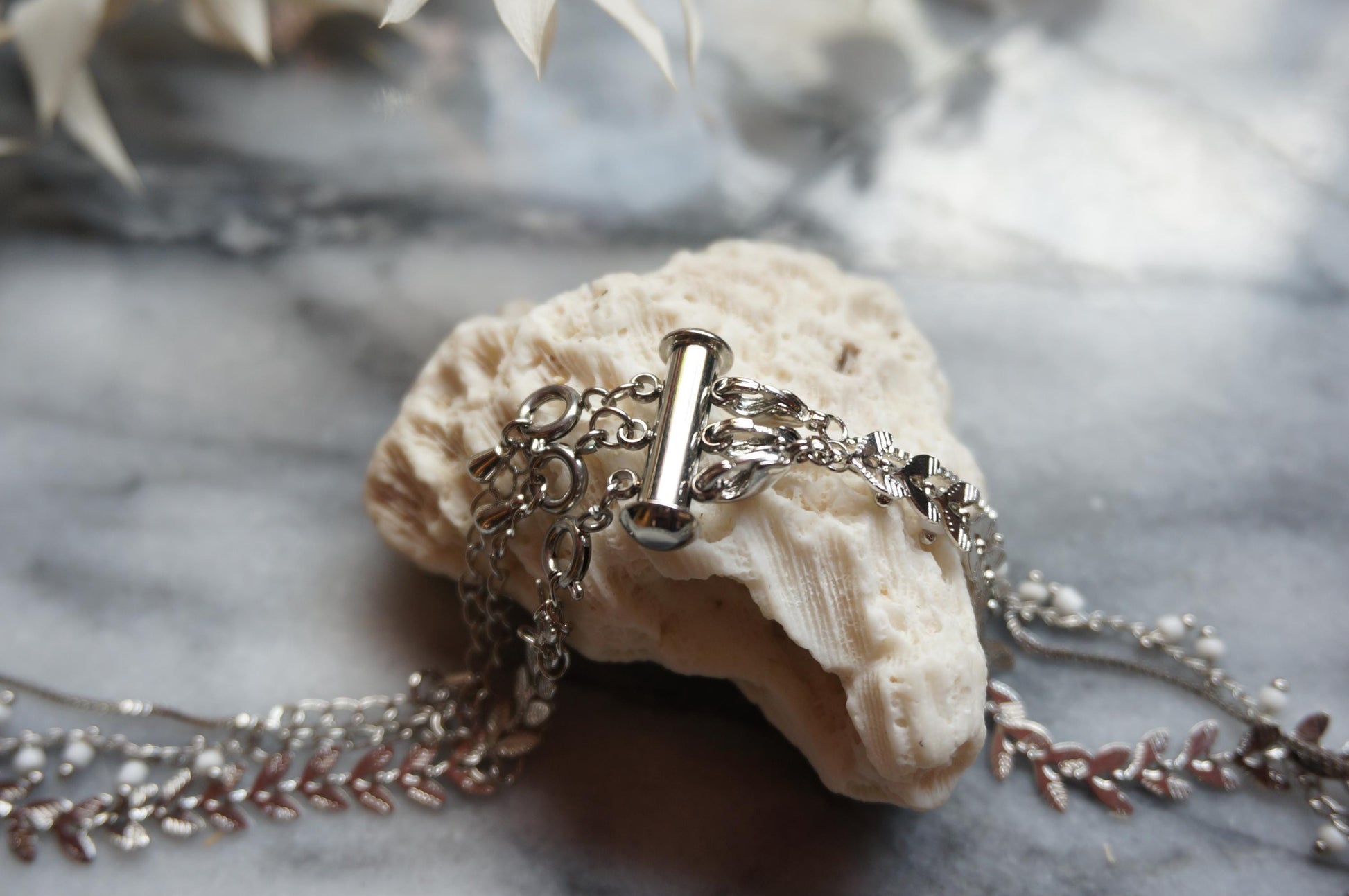Necklace Layering Clasp Gold/SIlver/ Triple Necklace Layering Tool