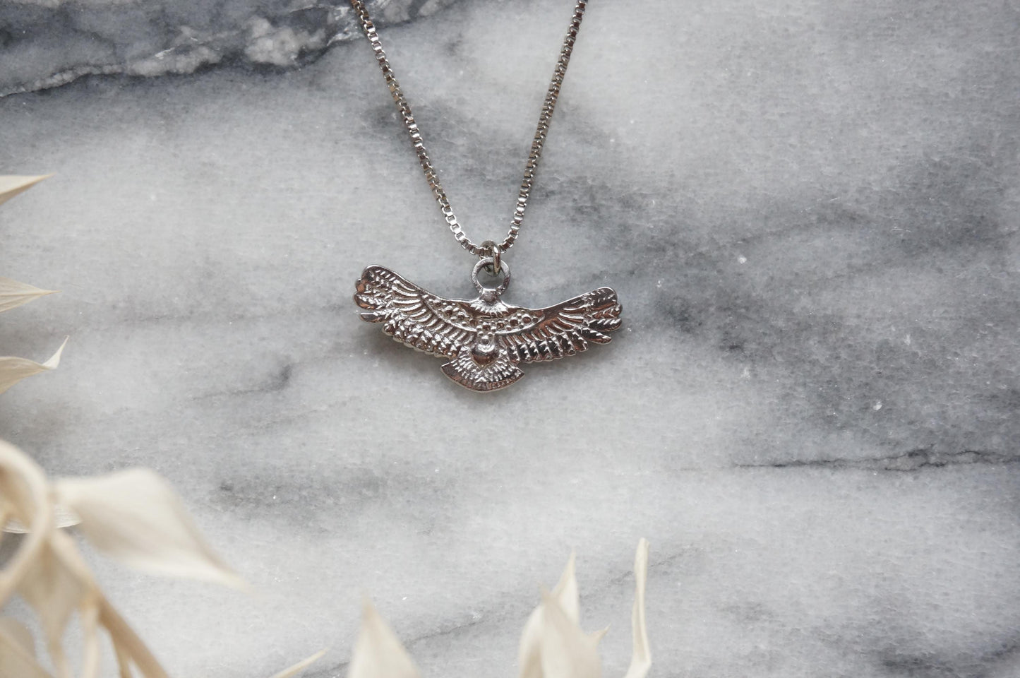 Nekhebet Gold/Silver Eagle Necklace