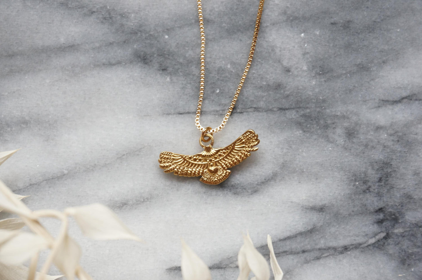 Nekhebet Gold/Silver Eagle Necklace