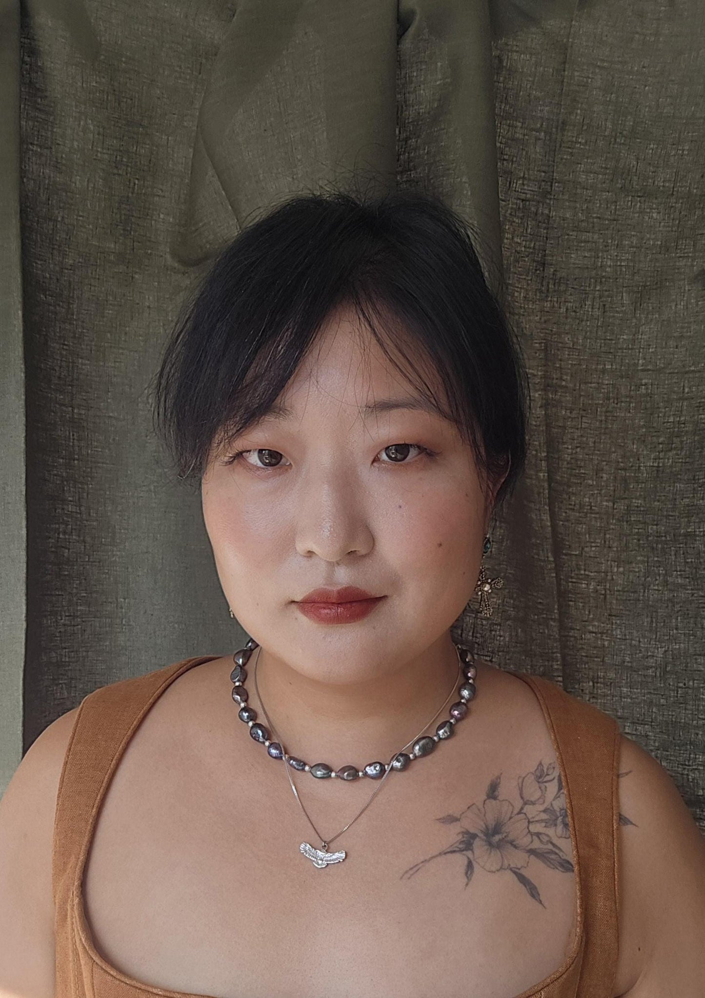 Nekhebet Gold/Silver Eagle Necklace