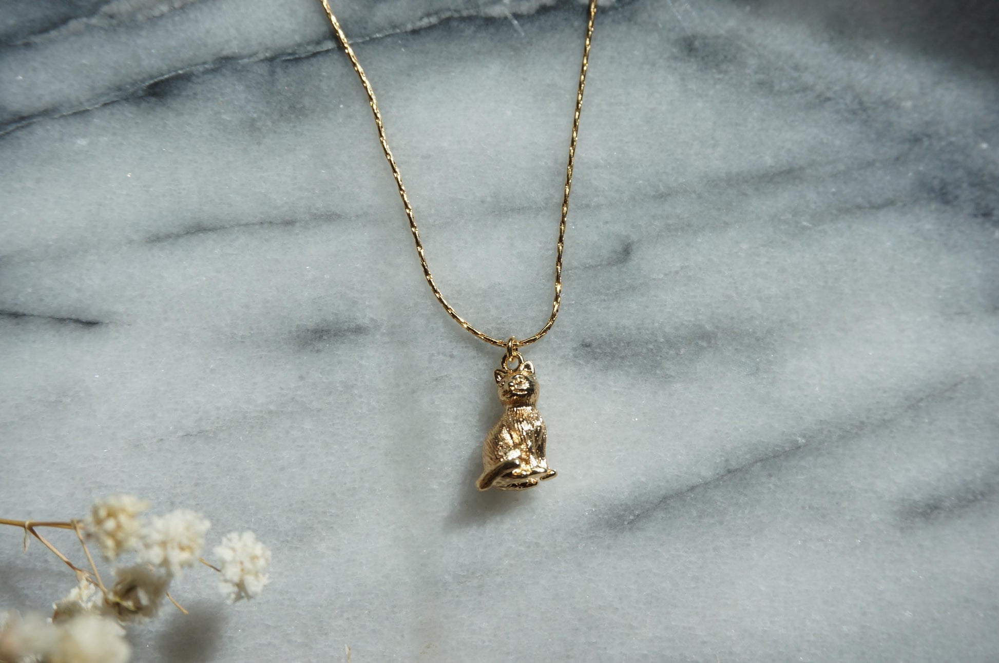 NEKO Gold/Silver Dainty Cat Necklace
