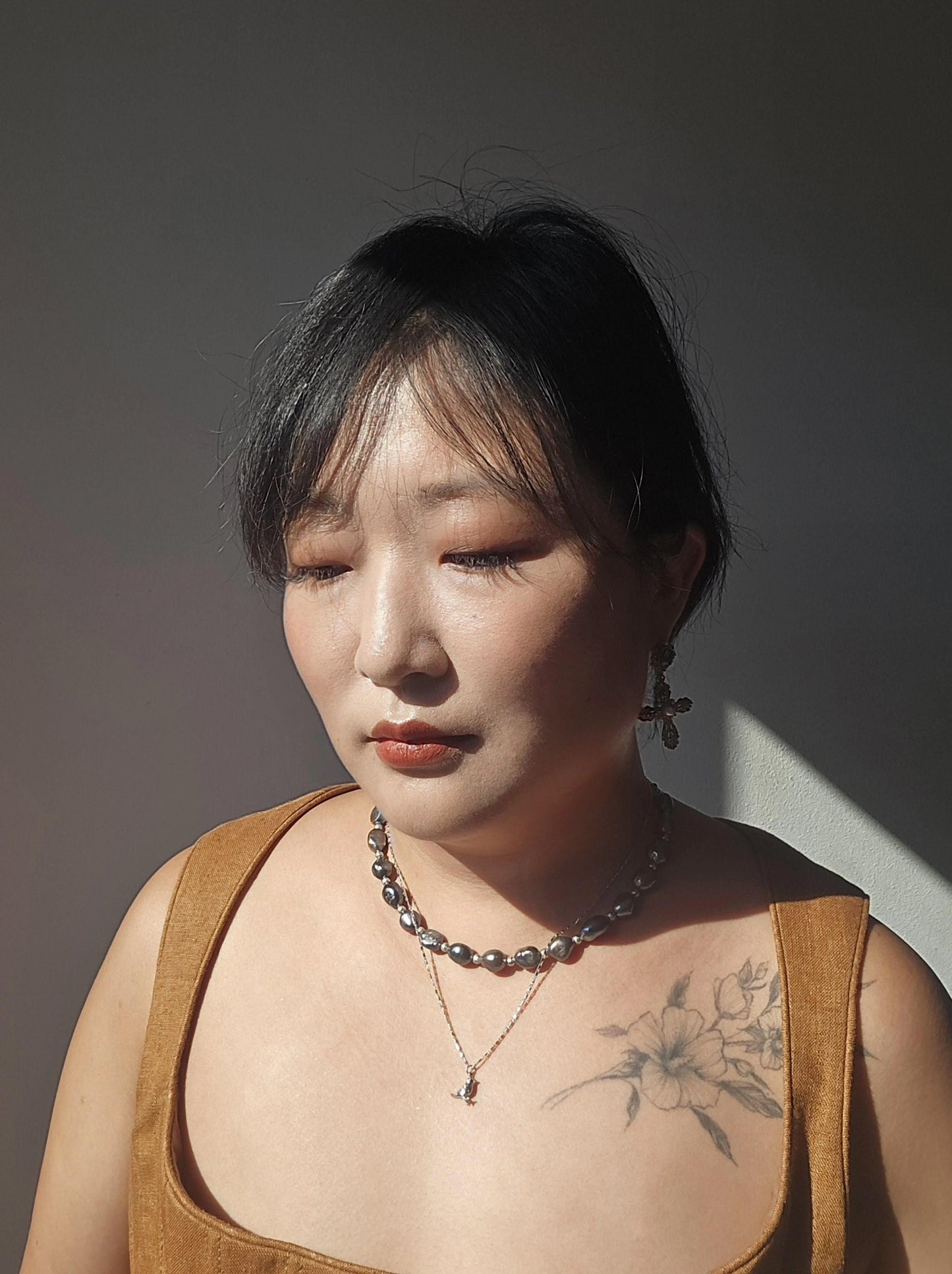 ROBIN Gold/Silver Dainty Bird Necklace