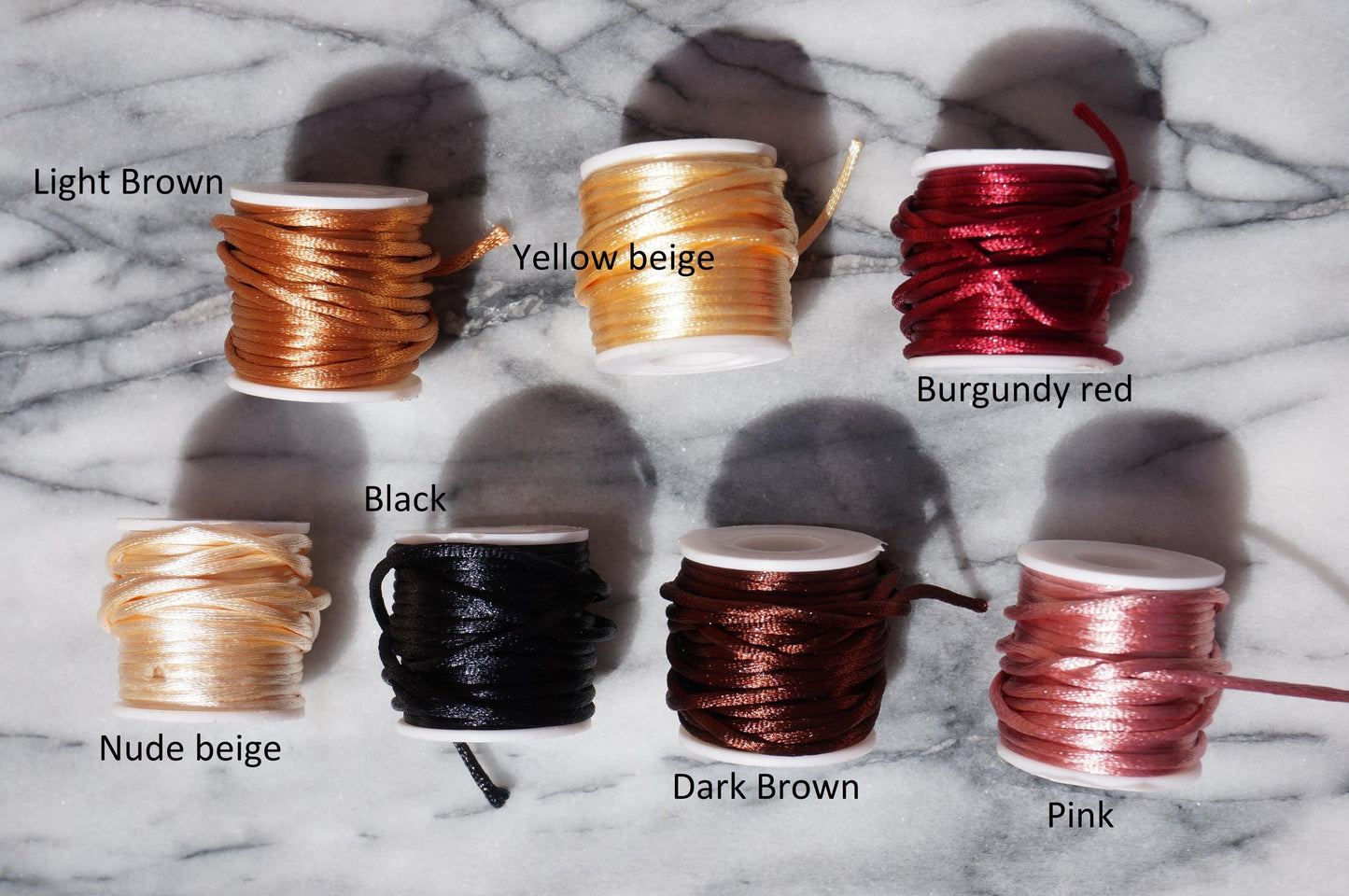 Starfish Gold/Silver pendant Nylon Sateen Cord Necklace