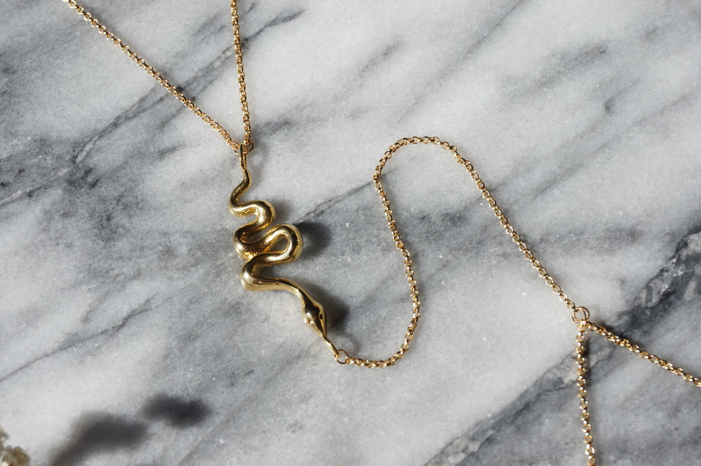 Snake 18k Gold / Silver Plated Body Chain / Festival body chain