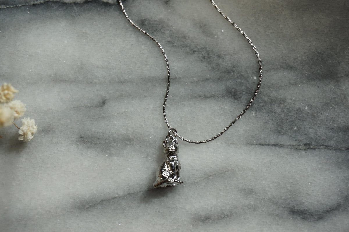 NEKO Gold/Silver Dainty Cat Necklace