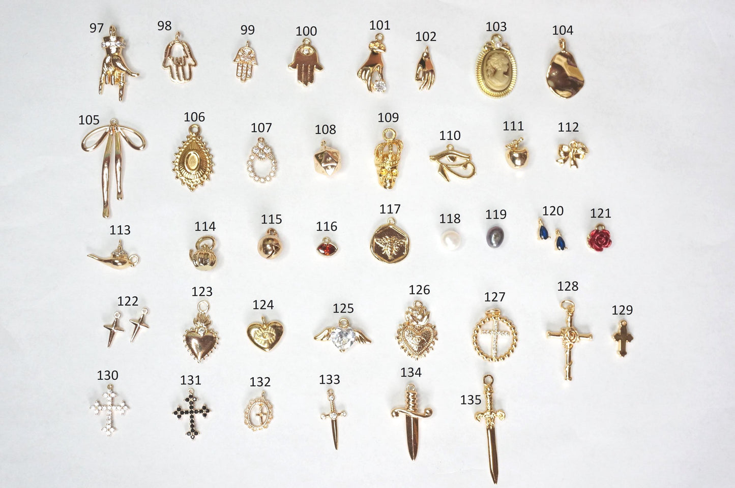Build Your Own DIY Gold Charm Bracelet