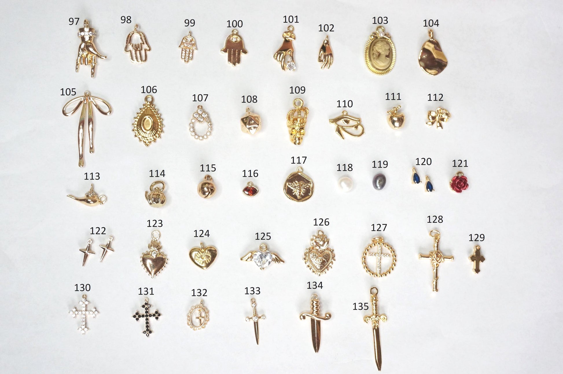 Build Your Own DIY Gold Charm Bracelet