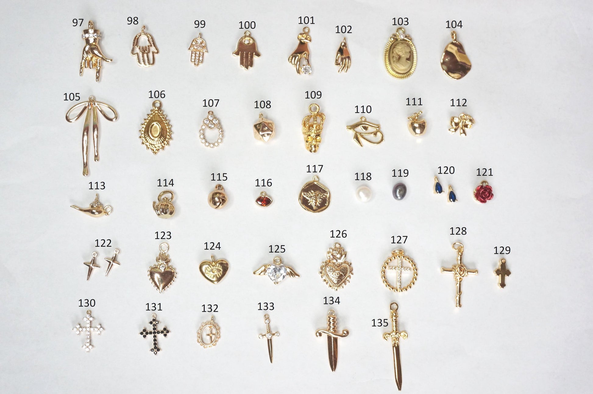Build Your Own DIY gold Charm Necklace