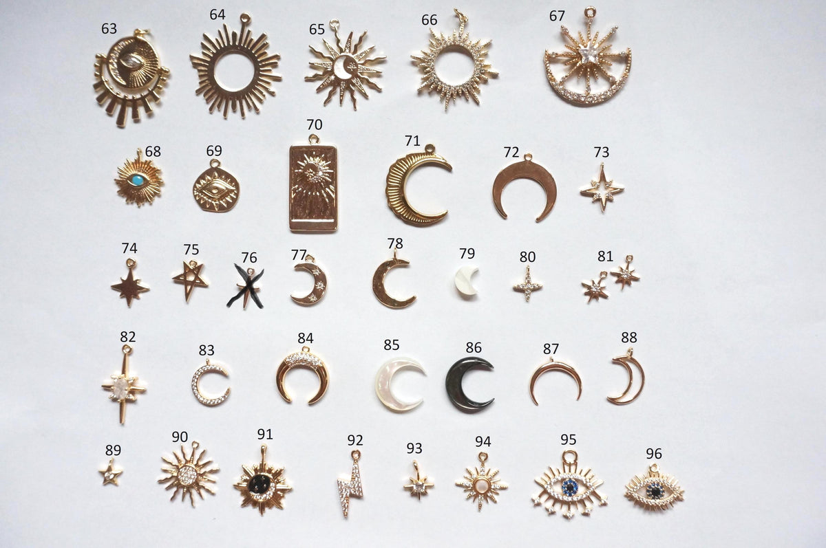 Build Your Own DIY Gold Charm Bracelet
