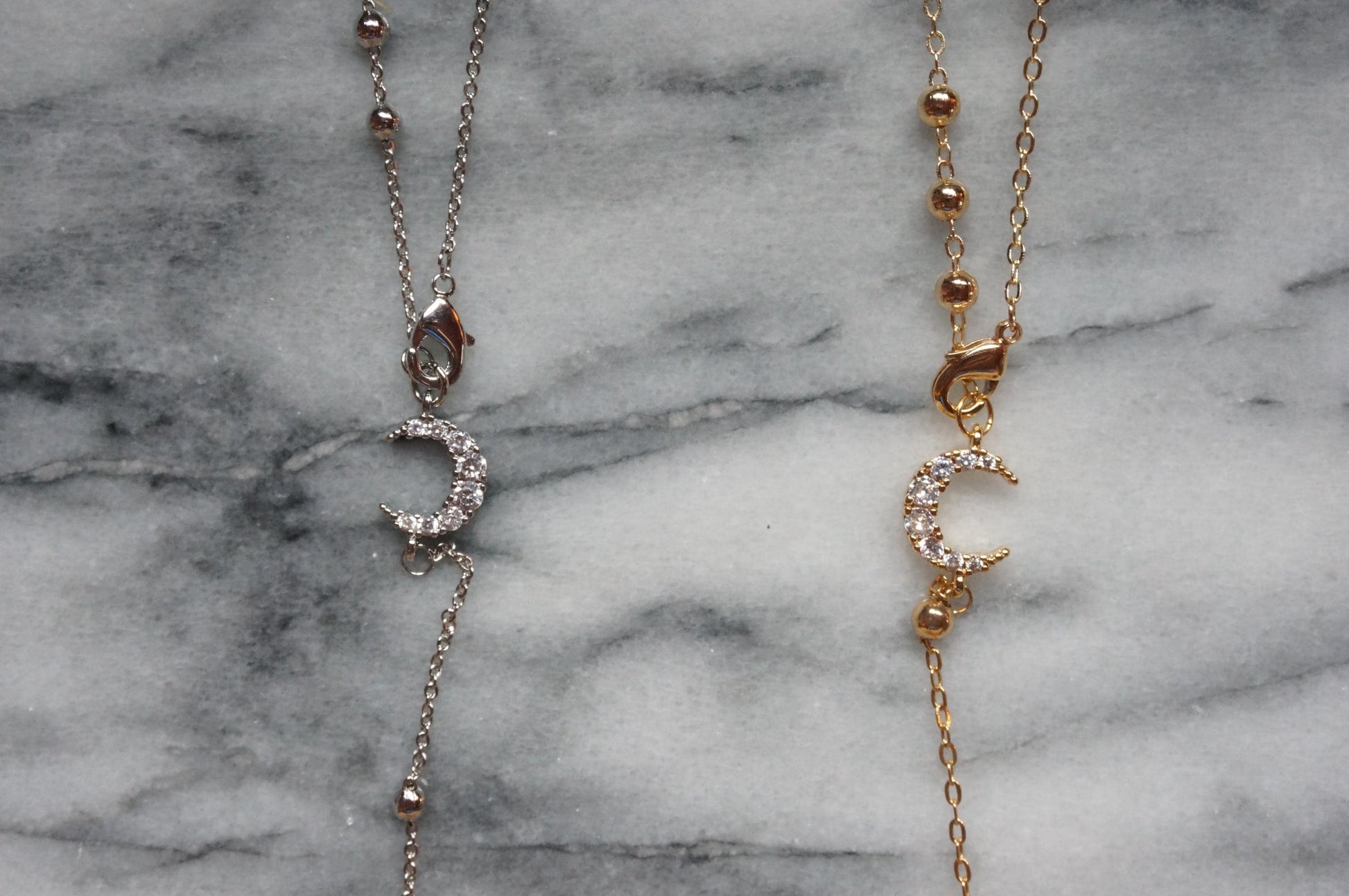 Snake Ankh Gold Rosary Style Necklace / Cross Necklace