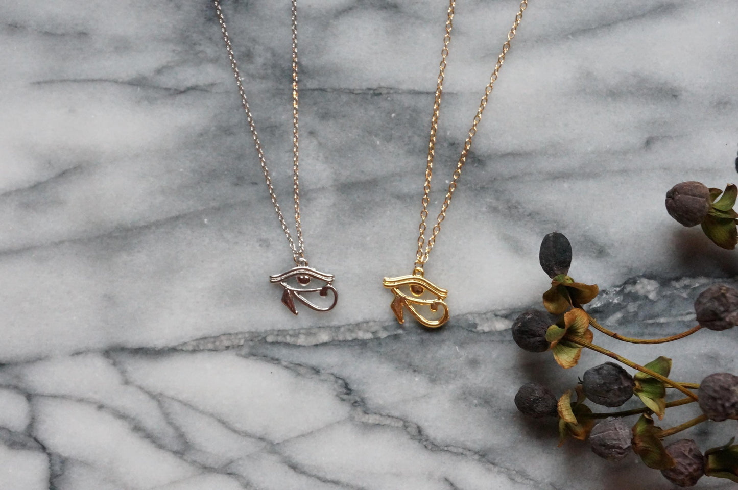 Dainty Eye of Horus Gold/Silver Necklaces