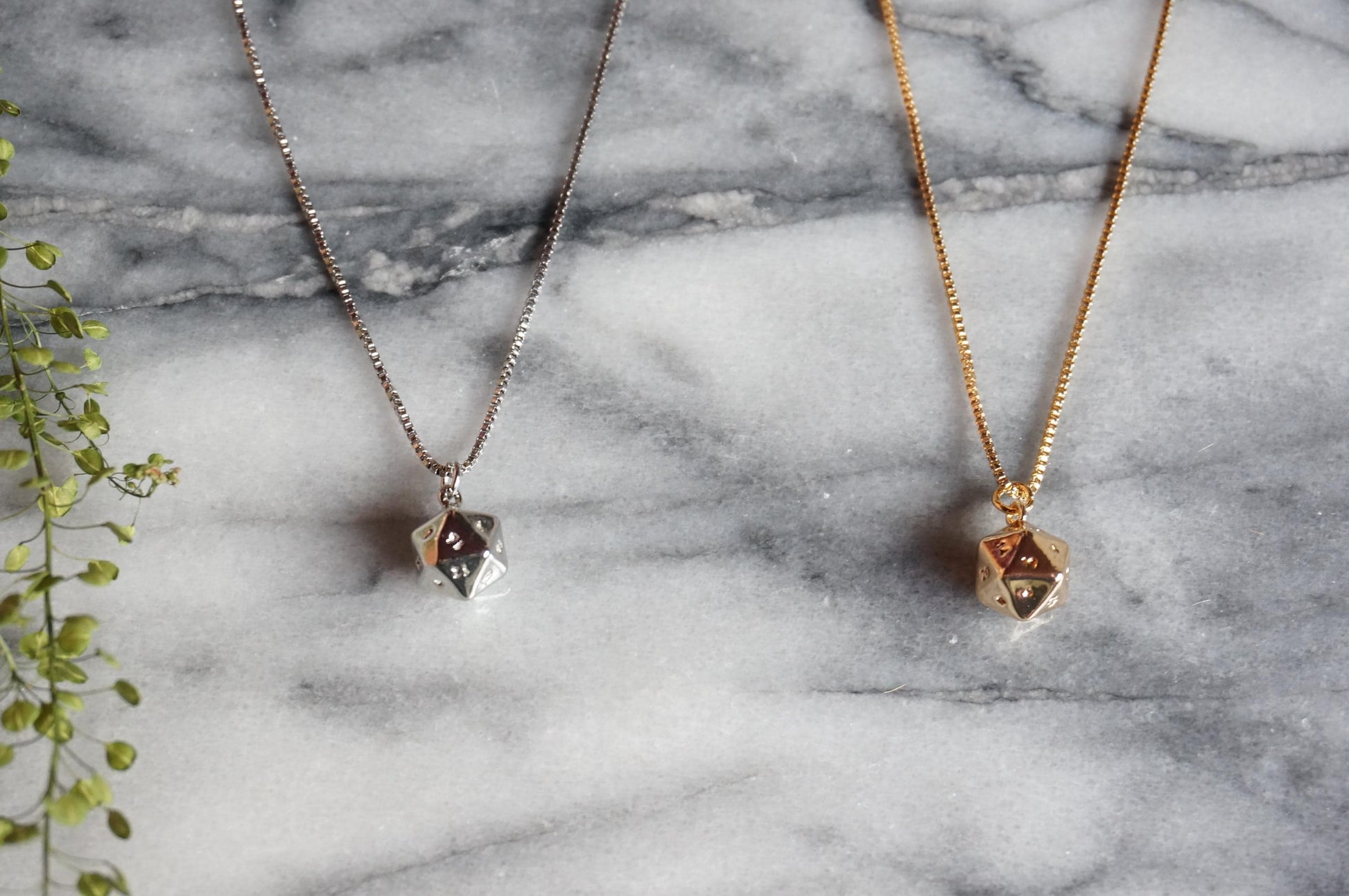 D20 Gold/Silver Plated Necklace