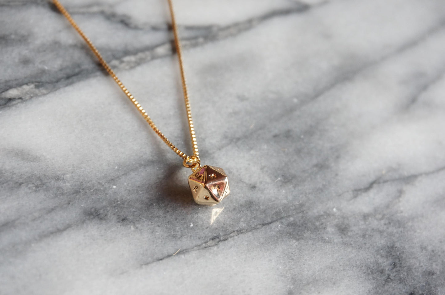 D20 Gold/Silver Plated Necklace