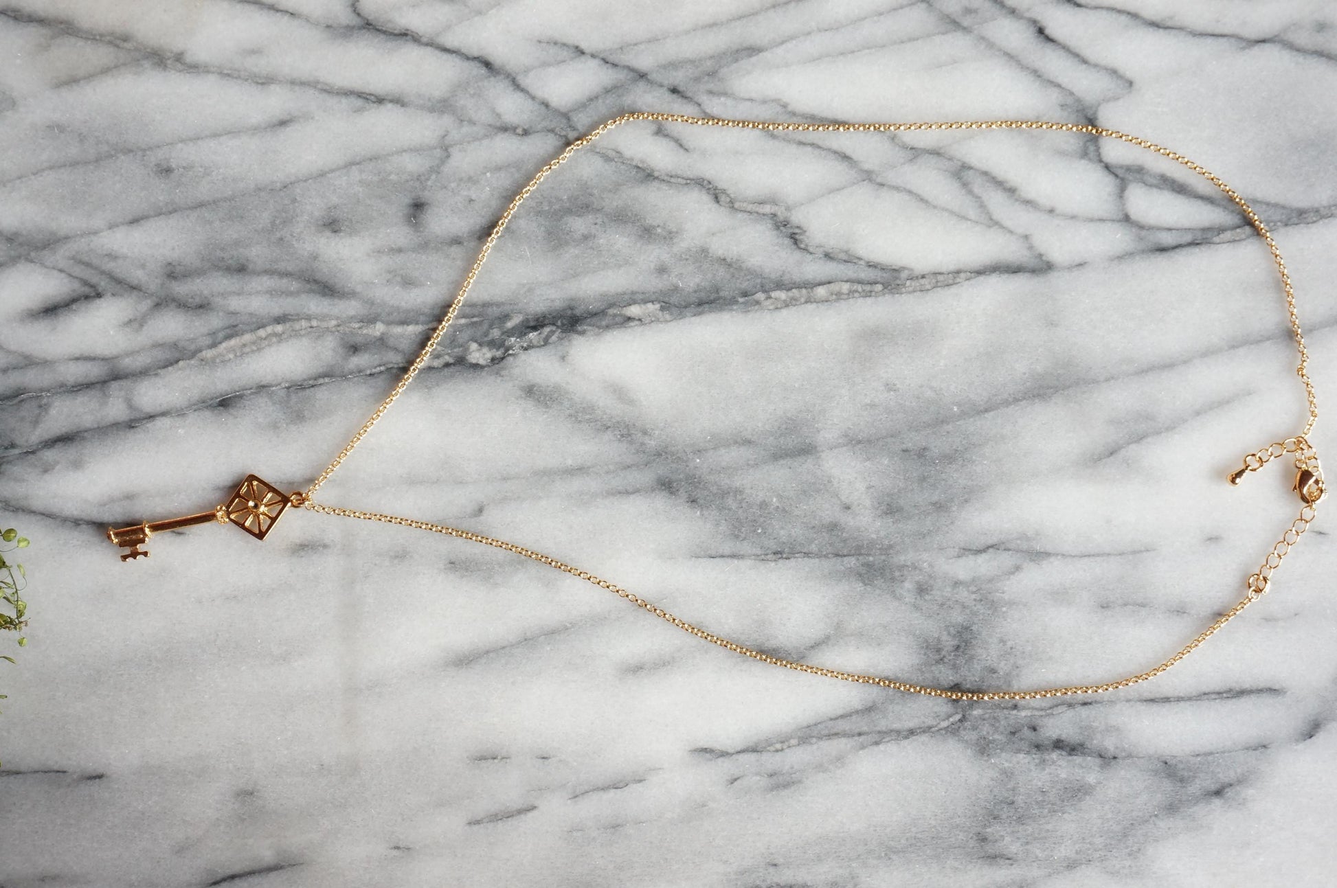 Antique Key Gold/Silver Necklace