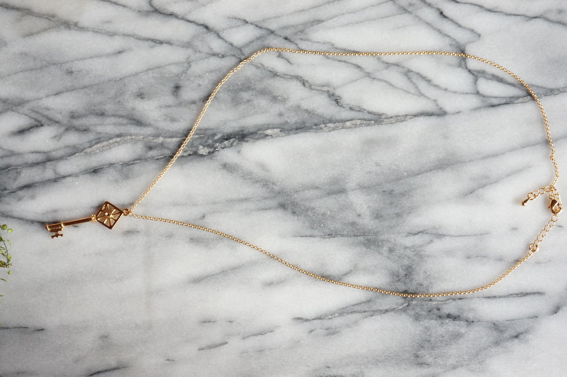 Antique Key Gold/Silver Necklace