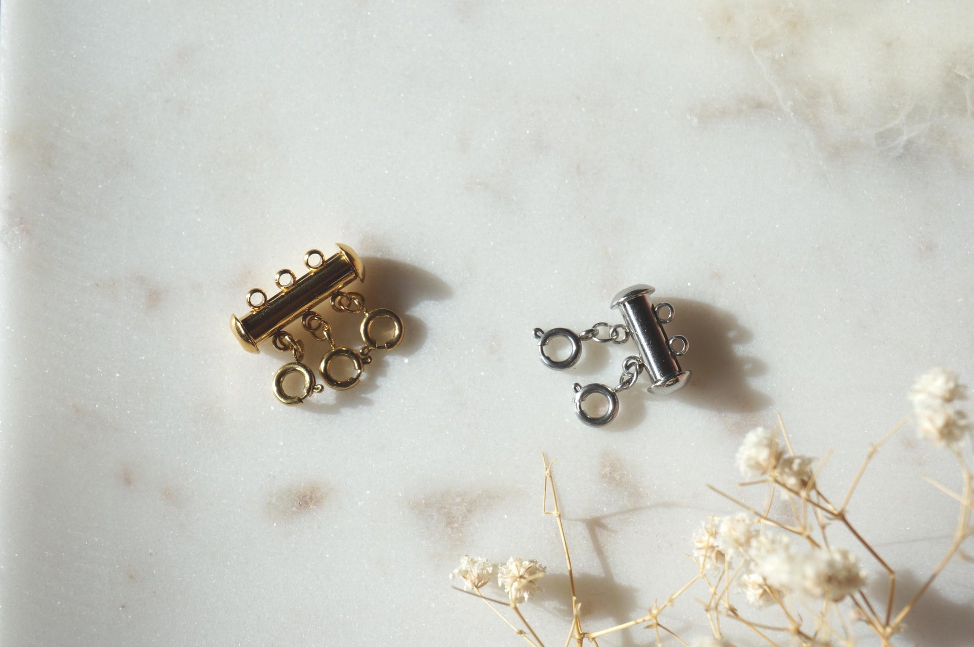 Necklace Layering Clasp Gold/SIlver