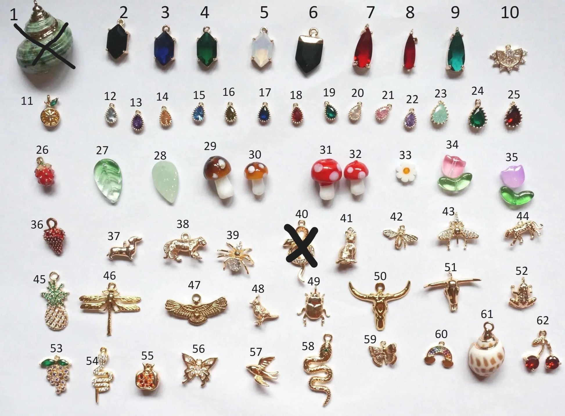 Build Your Own DIY gold Charm Necklace