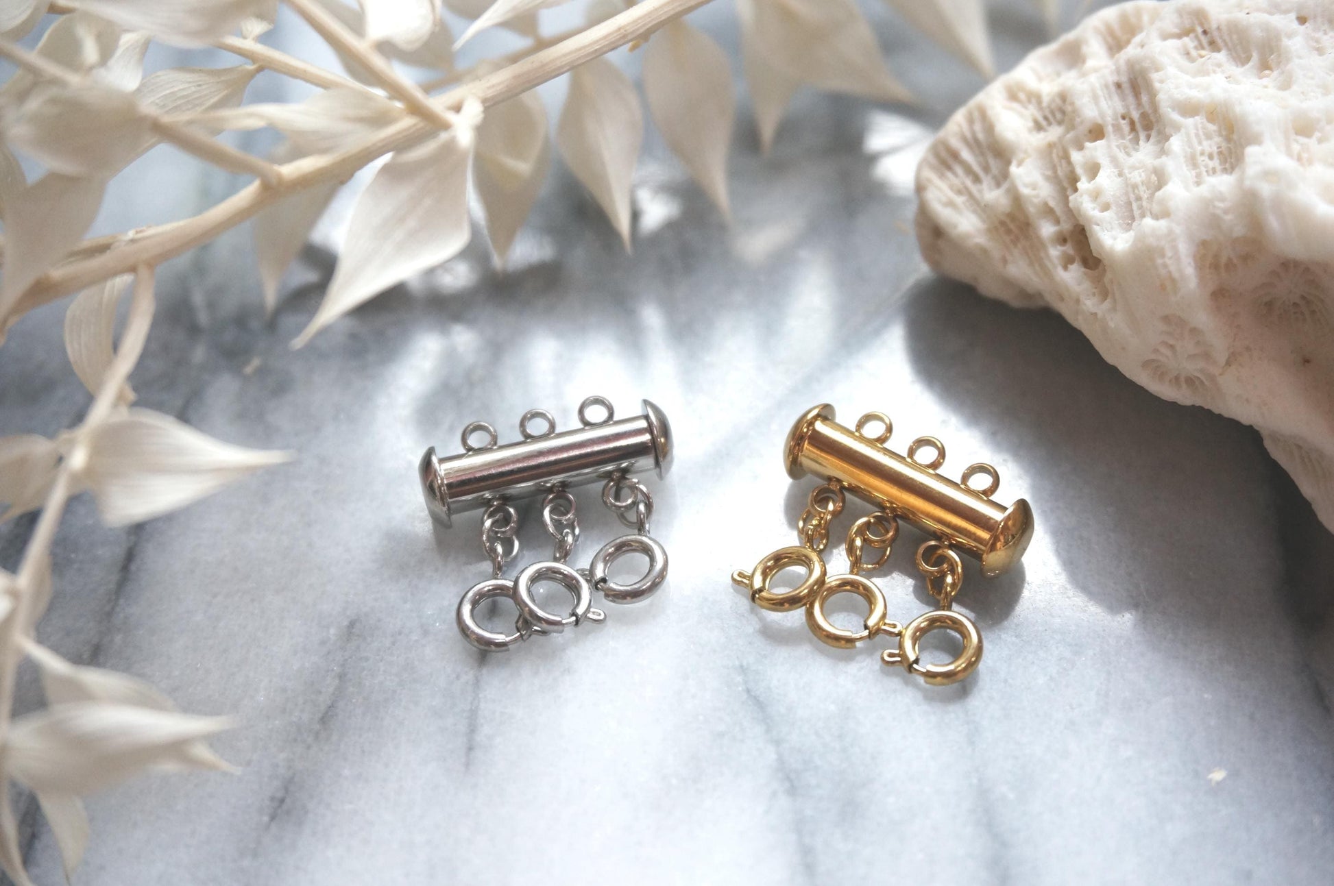 Necklace Layering Clasp Gold/SIlver