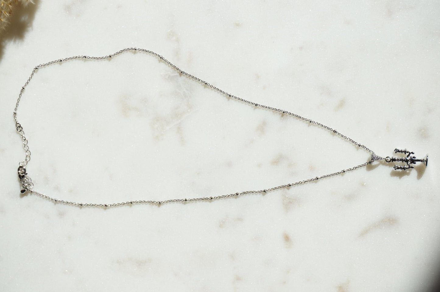 Lumière Dainty Candelabra Gold/Silver Necklace