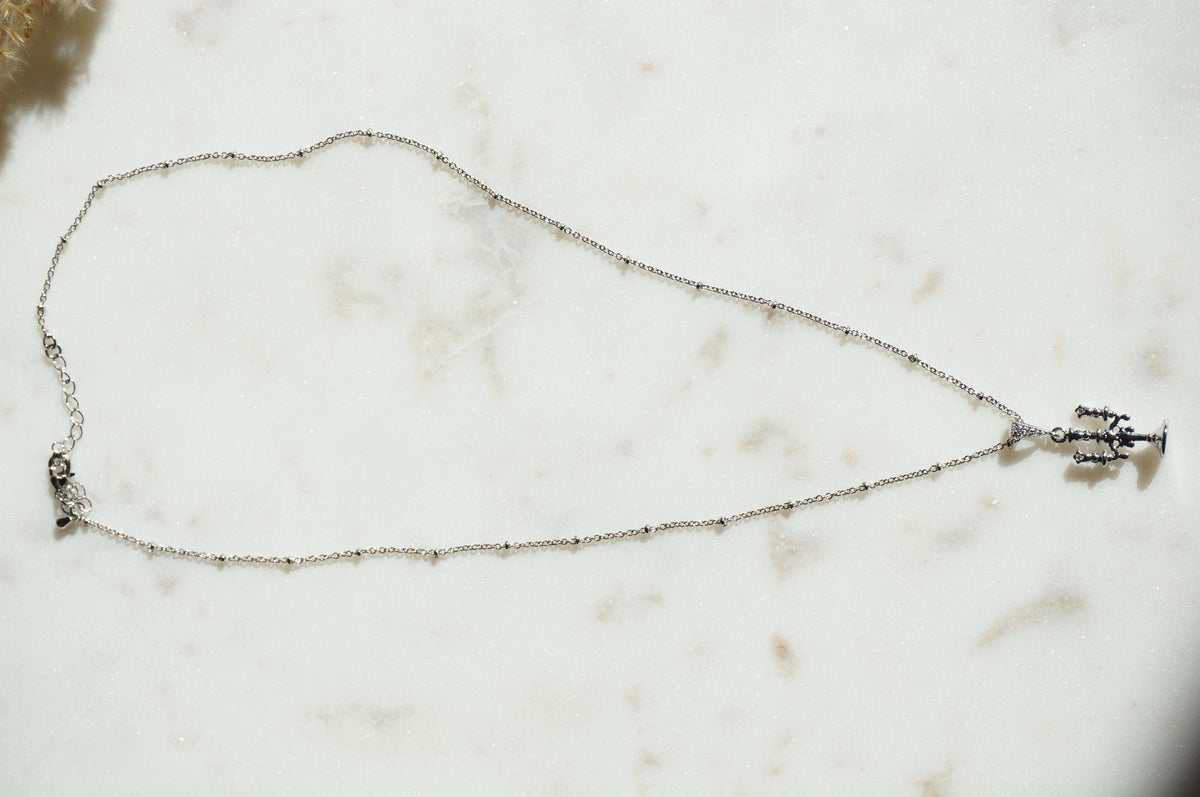 Lumière Dainty Candelabra Gold/Silver Necklace