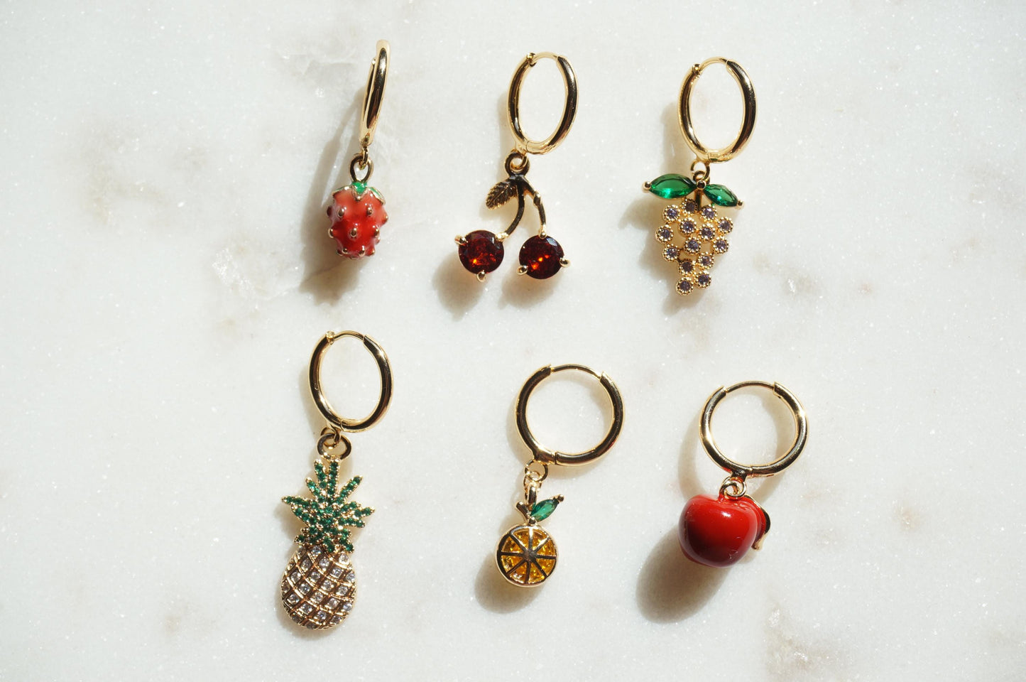 Juicy Fruit Dainty Huggie Hoop Earring Single