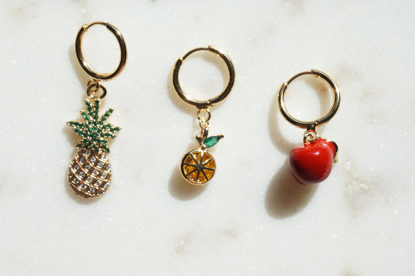 Juicy Fruit Dainty Huggie Hoop Earring Single