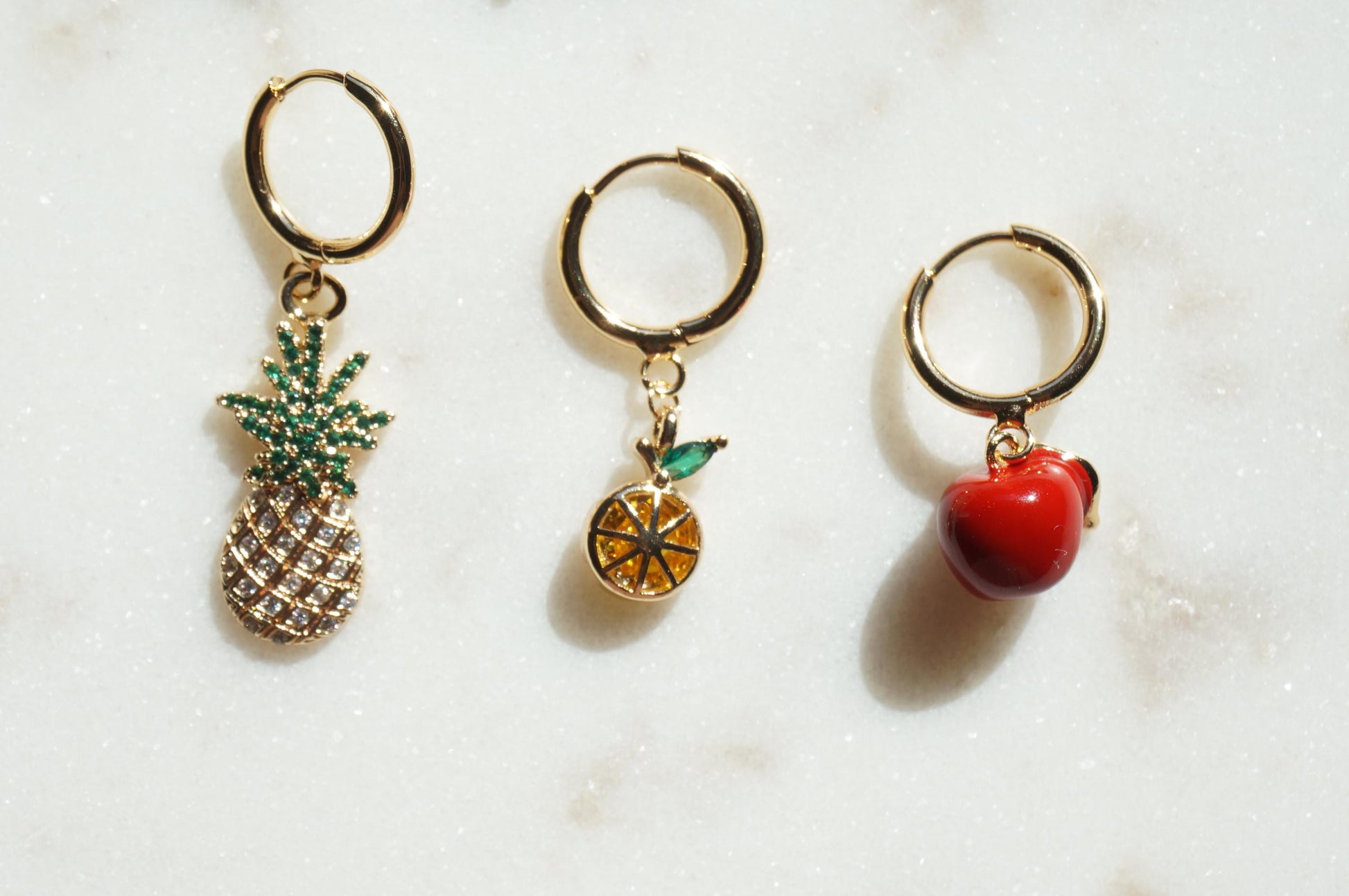 Juicy Fruit Dainty Huggie Hoop Earring Single