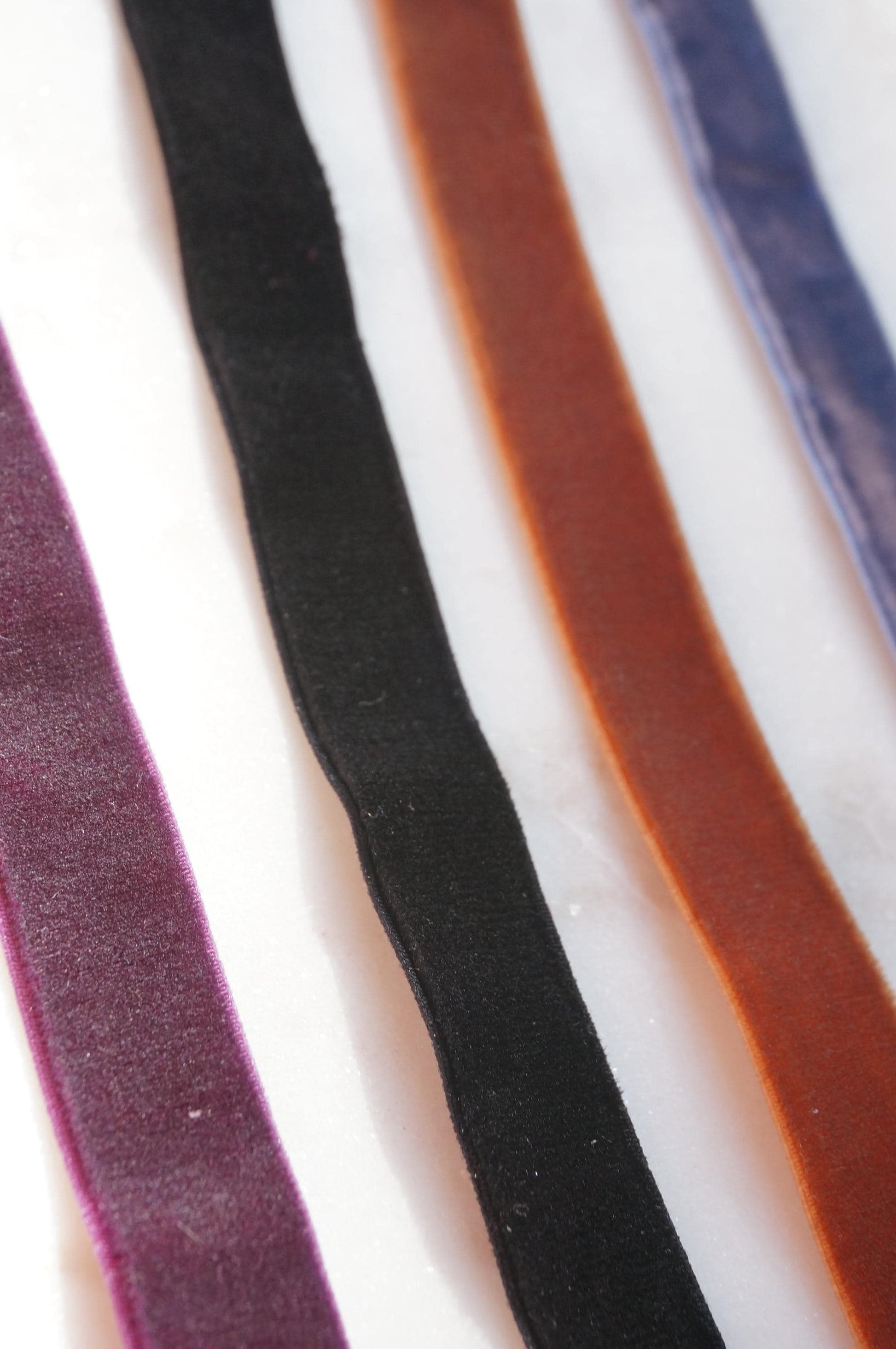 Simple Thick Stretch Velvet Choker
